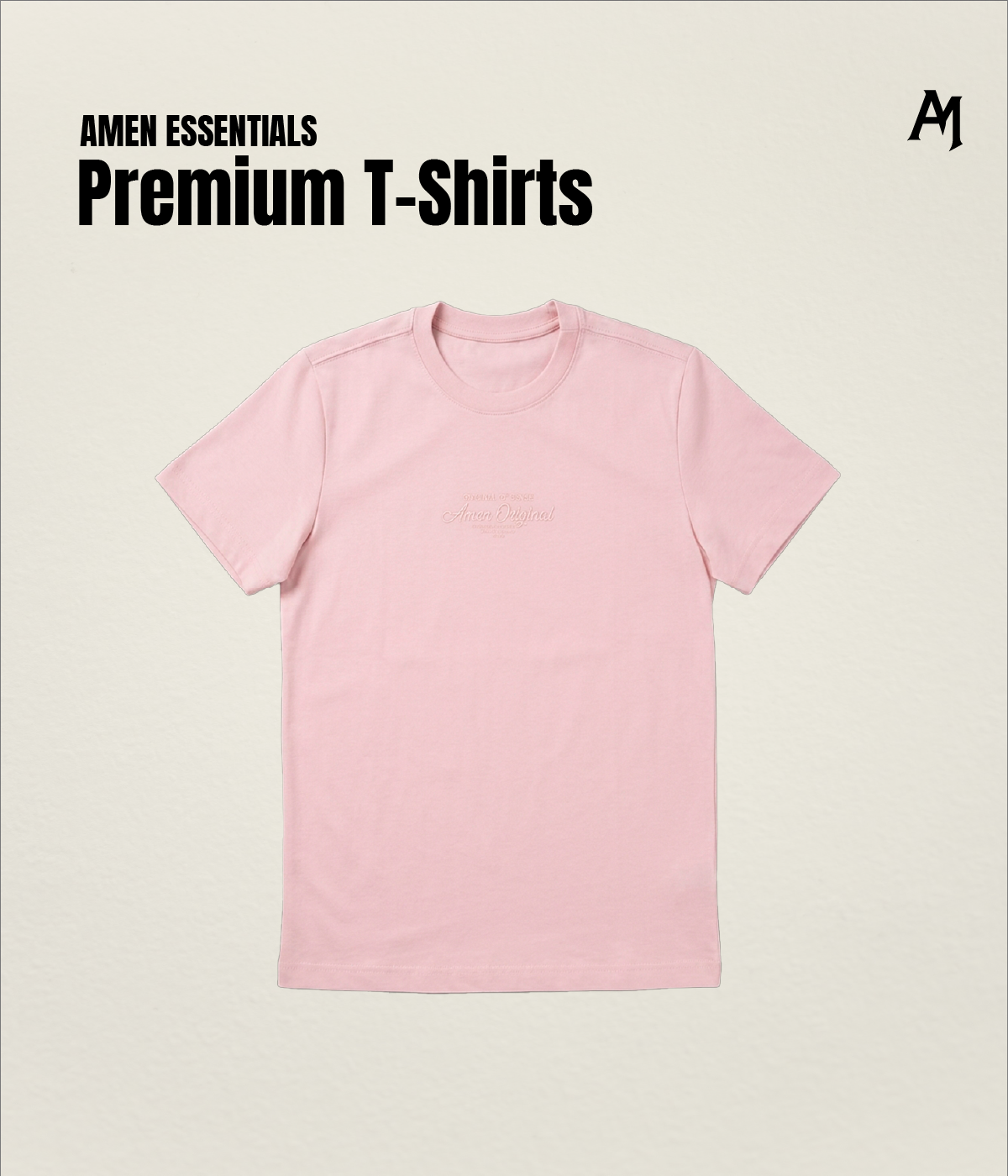 Pack x3 Camisetas AMEN | Oferta Especial
